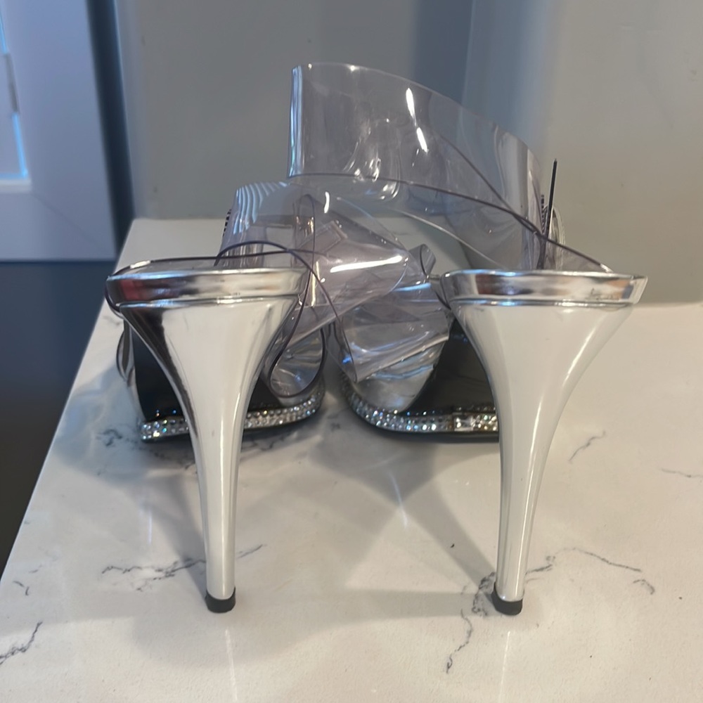 Stunning Stuart Weitzman Clear Platform Practical… - image 5